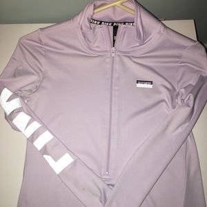 PINK Zip-Up Pullover